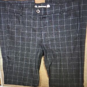 ❤️ BETABRAND PLAID BOOTCUT DRESS YOGA TROUSER PANTS, LARGE
